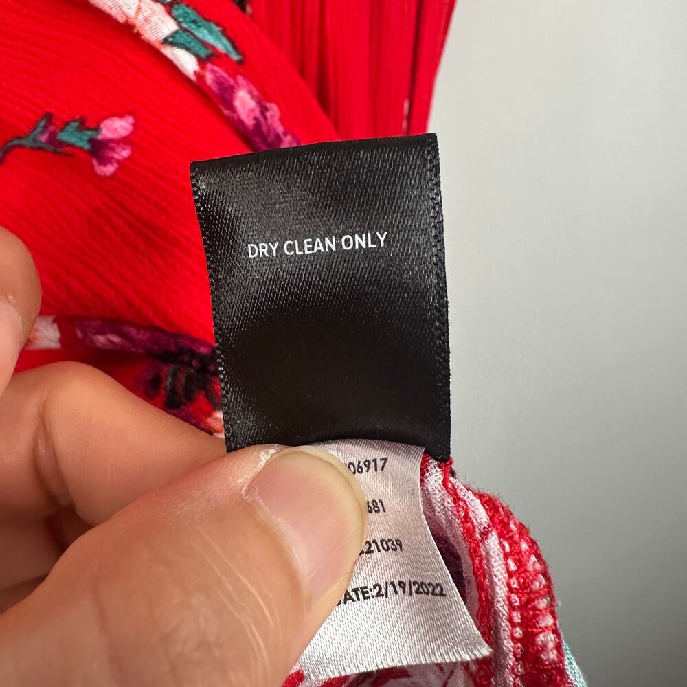 Torrid Crochet Ribbed Red Floral Cami - Picture 8 of 11